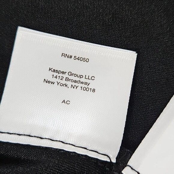 NEW Ann Klein Blouse Women's 2X Black V Neck Short Sleeve NWT Rivets Oversized - Picture 13 of 16